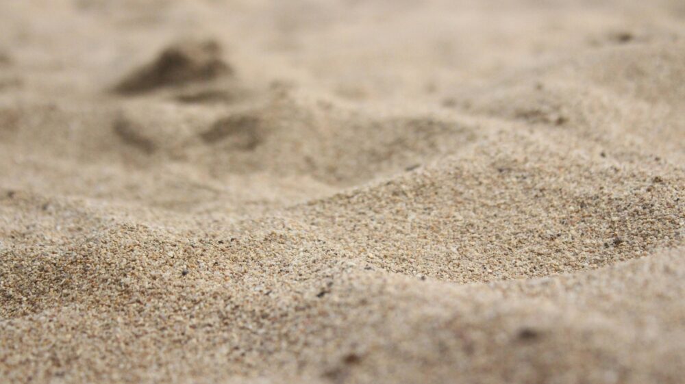 sand för konstgräsytor