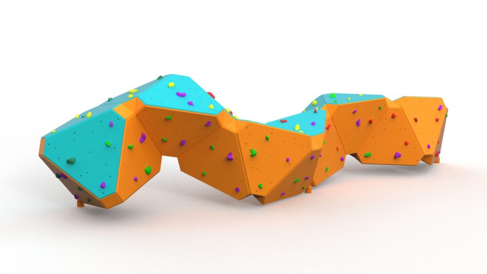Boulder z053, klättermodul för klättring och lek