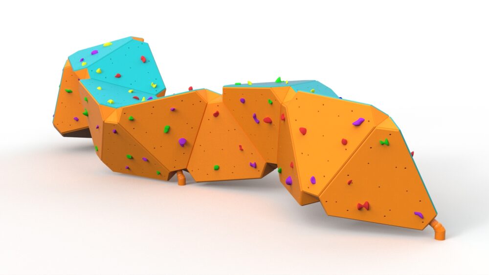 Boulder z053, klätterblock för träning och lekaktivitet