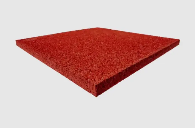 GJ Fallskyddsgummi, EPDM toppgummi röd