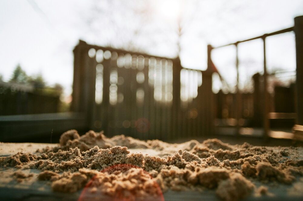 sandlådesand, bakbar