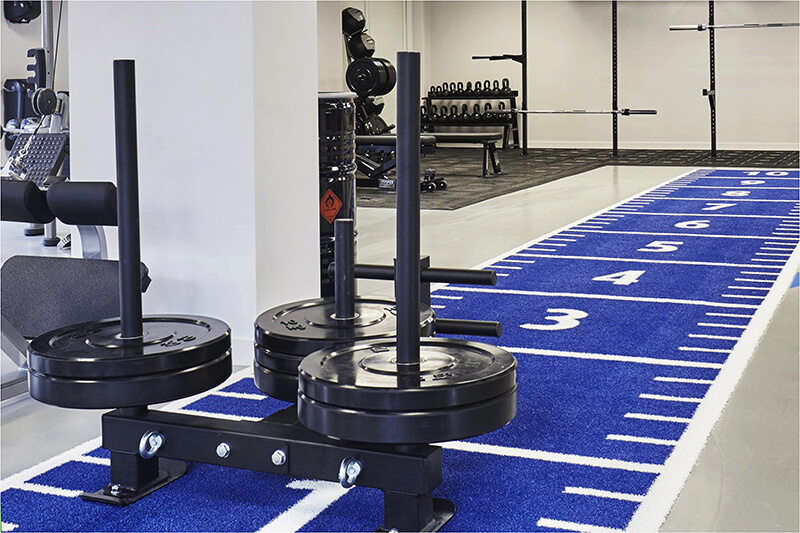 Mönster i konstgräs Fitness Track