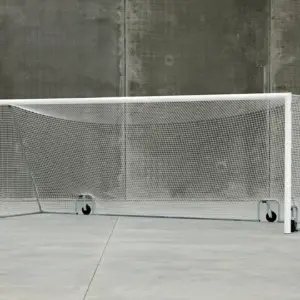 Fotbollsmål, smartlift 9 mot 9 spel vitt för fotbollsplan