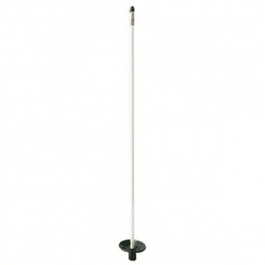 Puttflaggstång, flagstick par aide fiberglas 80 cm vit