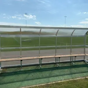 Avbytarbås, Aluminium - 8-sits
