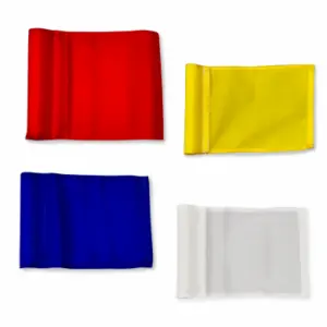 Flagga till putting green, olika färger