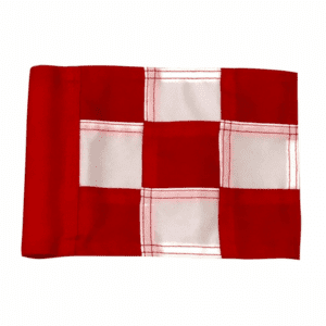 flagga jr par aide rutigputting green rödvit