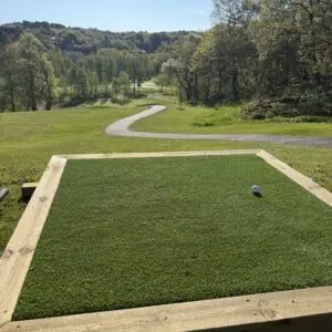 Utslagsmatta,Tee matta av konstgräs golf
